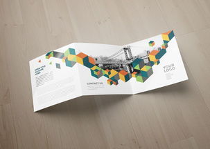 解锁数字未来 创意三折页广告设计如何赋能软件开发品牌